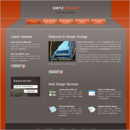 Html and css template download